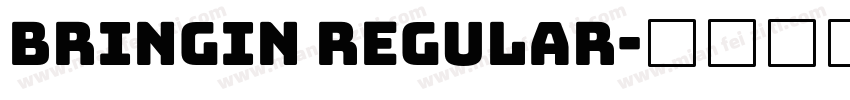 Bringin Regular字体转换